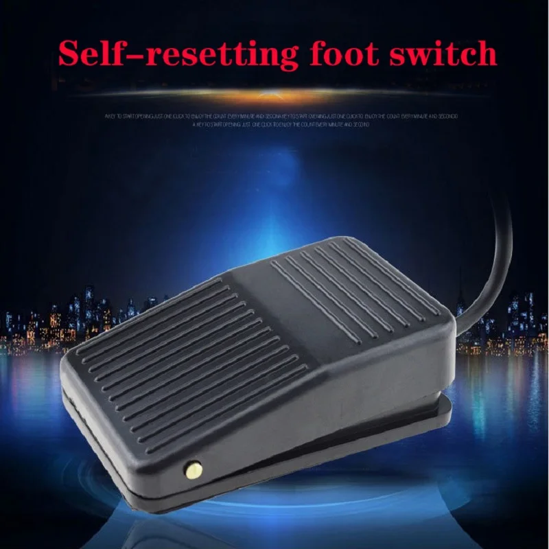 

IMC Hot SPDT Nonslip Metal Momentary Electric Power Foot Pedal Switch