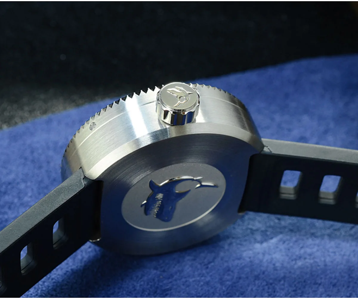 Мужские механические часы San Martin для профессионального дайвинга, светящиеся, водонепроницаемость 1000 м, сапфировое стекло, керамический ободок