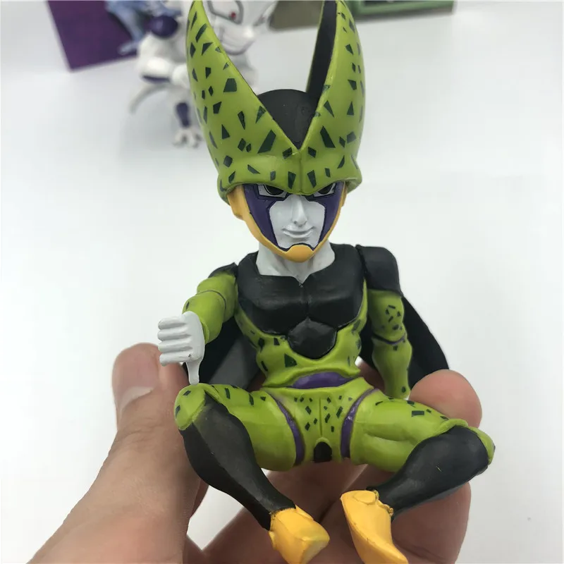 Dragon Ball Z Вегета ГОКу Fusion Gogeta Супер SaiYan синие волосы Ver. Фигурка шоколадная фигурка модель DBZ игрушка 23 см - Цвет: Cell Opp Bag