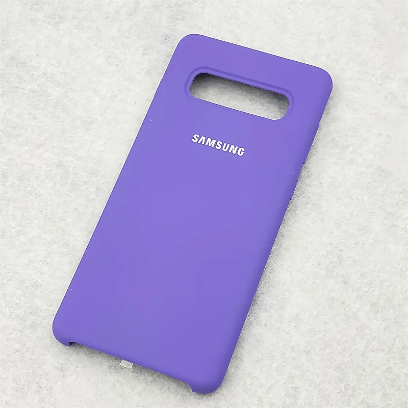 Фиолетовый S10 чехол,, samsung Galaxy S10 Plus/S10e, шелковистый силиконовый чехол, высокое качество, мягкий на ощупь, задняя защитная оболочка S 10+ S10 E - Цвет: Фиолетовый