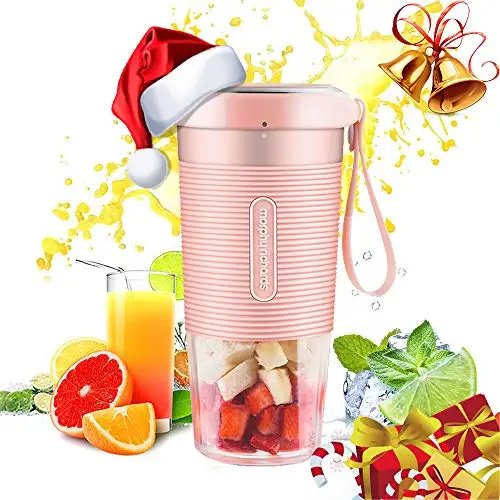 pink Morphy Richards, портативный блендер, миксер для фруктового сока, USB, для смузи, 10 унций, домашняя, для улицы, для путешествий, соковыжималка, перезаряжаемая, мини, BPA, бесплатно - Цвет: pink