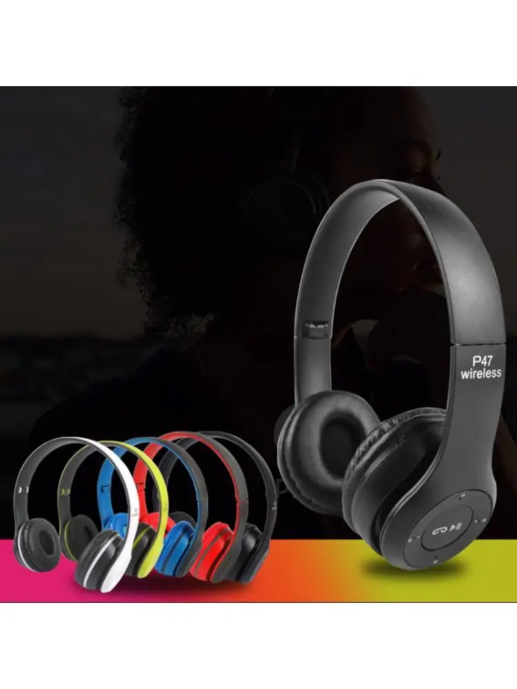 Wireless Gaming Headset Foldable Bluetooth Earphone Stereo Headphone with Mic B95C