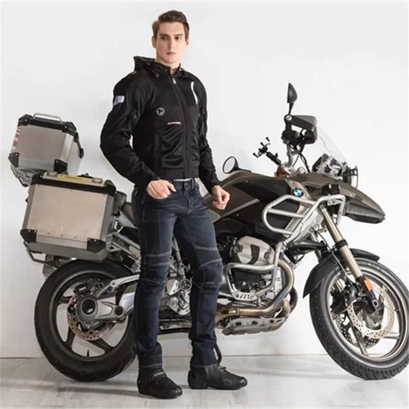 Anti-falling Waterproof Men Jacket Motorcycle off-road Racing Motocross reflective Protective Gear Armor Jacket