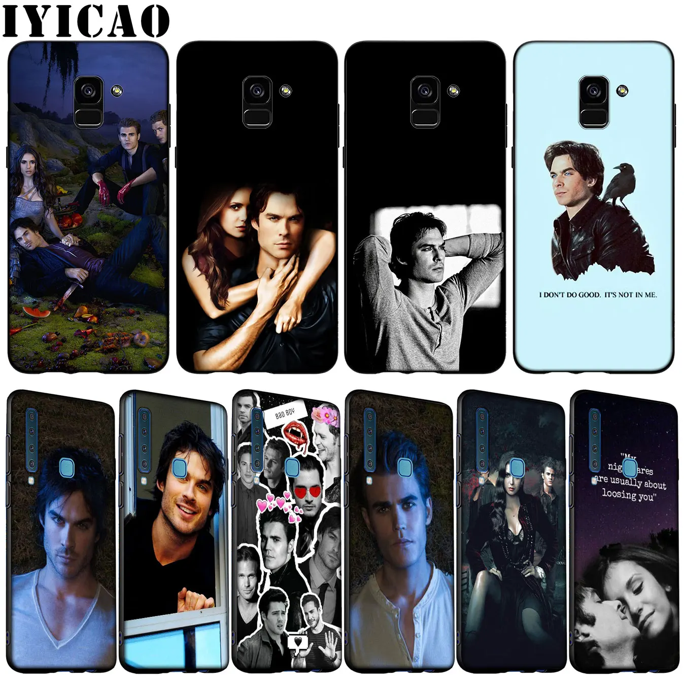 Ian Somerhalder Мягкий силиконовый чехол для Samsung Galaxy A6 A7 A8 A9 2018 A3 A5 2016 2017 Note 9 8 10 Plus |