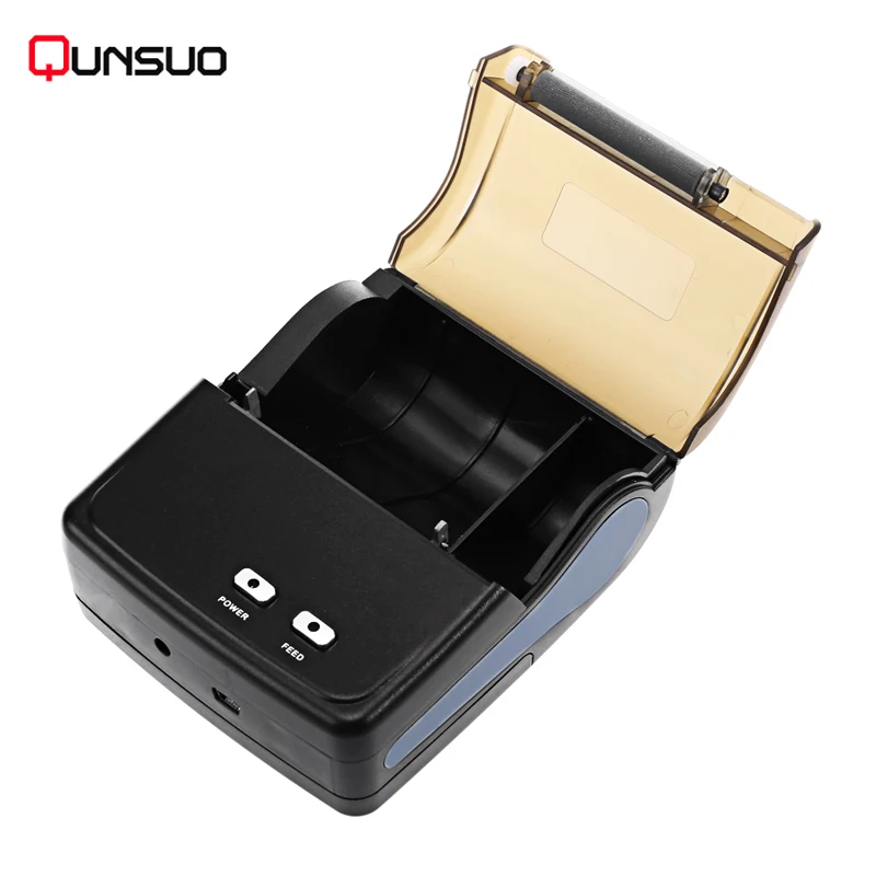 Портативный чековый мобильный штрих код QS5801 Беспроводная bluetooth этикетка 58 мм