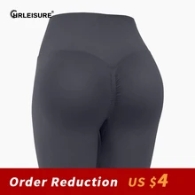 CHRLEISURE – short de Fitness taille haute sans couture pour femmes, moulant, Sexy, pour le levage des hanches, la course à pied, la Gym et le cyclisme, été 