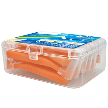 

New 20Pcs L-Shaped Interdental Brush Oral Floss Flosser Teeth Cleaning Toothpick Tool SCI88