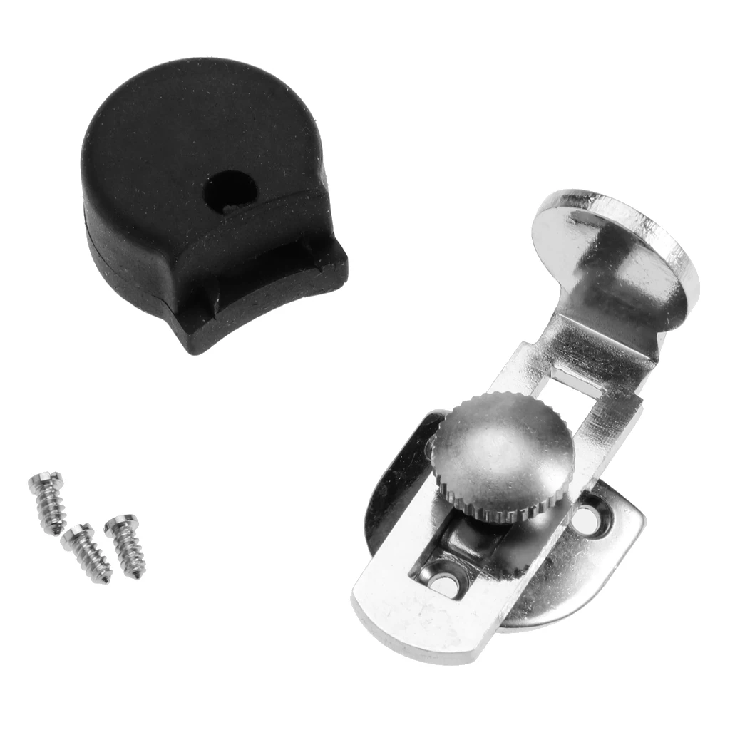 

1 Set Zinc Alloy Clarinet Thumb Rest with Screws Cushion Finger Comforter Cover for Clarinetist Finger Pretector