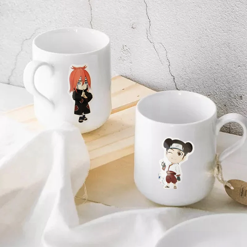 30 шт./упак. аниме мультфильм стикеры Naruto водонепроницаемый ПВХ бутылка для воды в