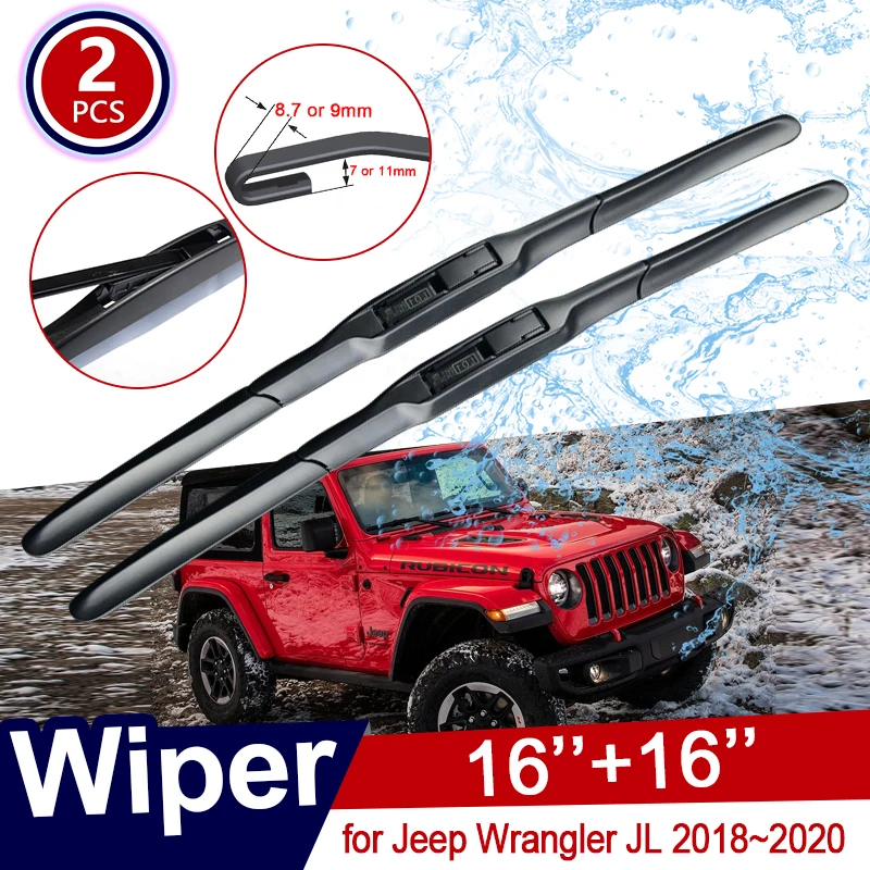 Автомобильные щетки стеклоочистителя для JEEP Wrangler JL 2018 2019 2020 спортивные сахара