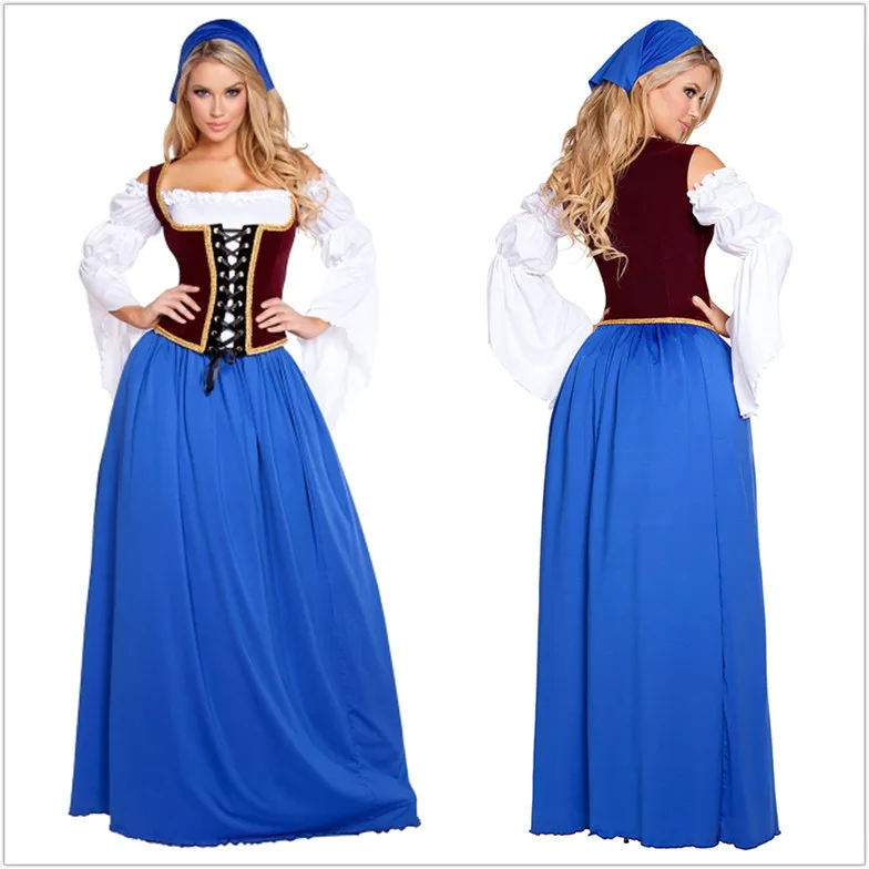 

Beer Section Clothing Long Women's Beer Served Beer Sister Halloween Clothing Adult Female Pirate Costume Cosplay