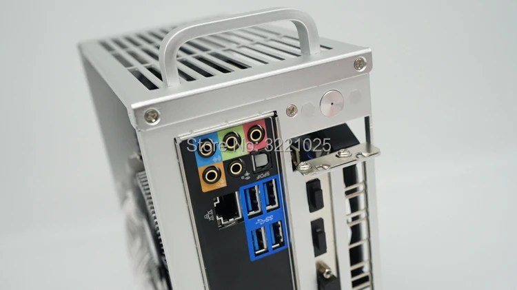 Все алюминиевые HTPC ITX маленький корпус игровой чехол для компьютера поддержка видеокарты RTX2070 i7 8700 PK39 K39
