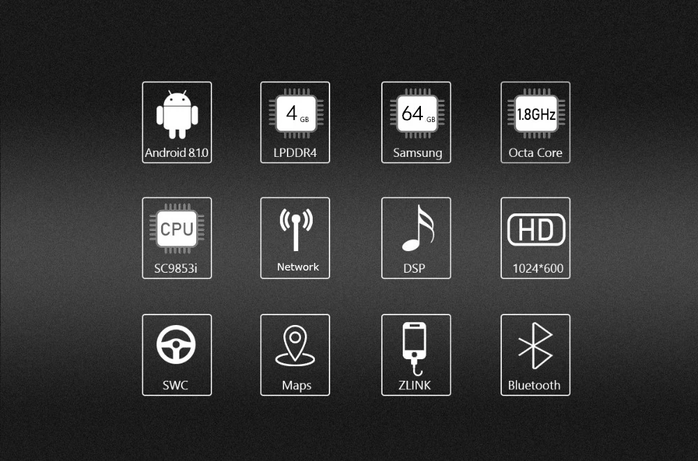 Adroid 8,1 10," 1Din автомобильный стерео радио плеер Автомагнитола gps ГЛОНАСС сабвуфер sim-карта DVR SPDIF DSP OBD Carplay OBD WiFi