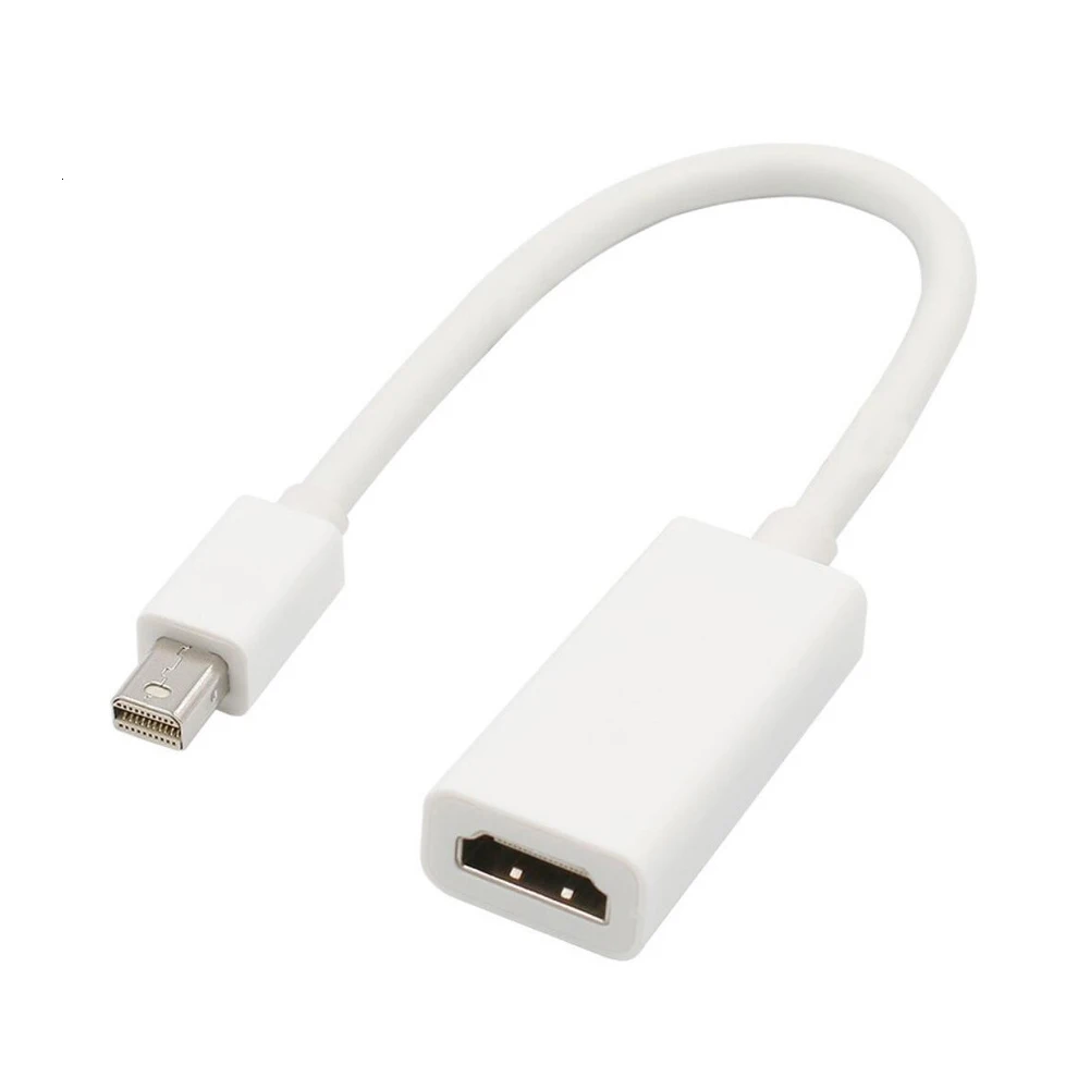 

Connectors DP To HDMI Adapter Cable For MacBook Line Home Office Mini Display Port Computer Practical Easy Use Accessories