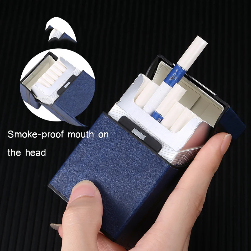 Вмещает 20 упаковок металлических новых чехлов для электронных сигарет со