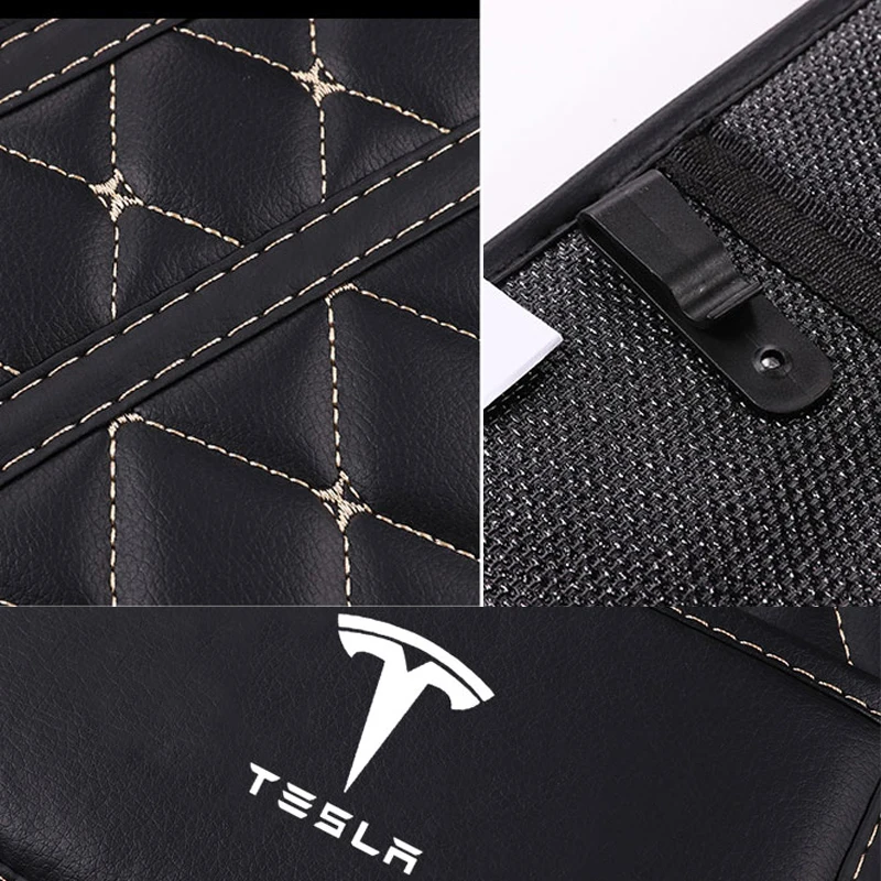 Tesla Back Seats Anti-kick Leather Protection