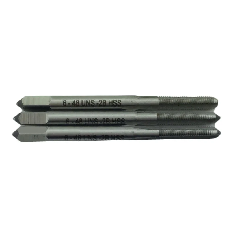 6-48 UNS 3 Flute Thread Tap Taper Plug And Bottom Cone Metalworking Accessory