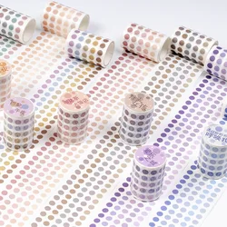 Bandes adhésives Washi 60mm x 3m, 2 pièces, couleur Morandi littéraire ronde, Scrapbook mignon Kawaii, décoration pour bricolage, papeterie d'étiquettes autocollantes 