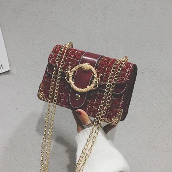 

Newhotstacy Bag 040520 women's small bag chain inclined shoulder bag