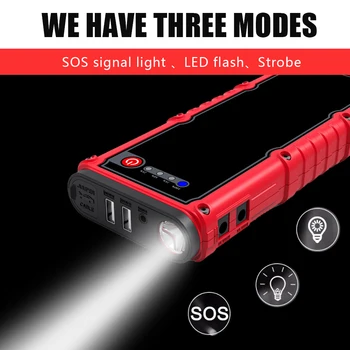 

18000mAh V0 Anti-fire Grade Housing Car-Jump-Starter 600A 12V Auto Emergency Boosting Tool
