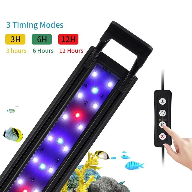 LED Aquarium Light Aquatic Plant Marine Grow Lighting Lamp Fish Tank