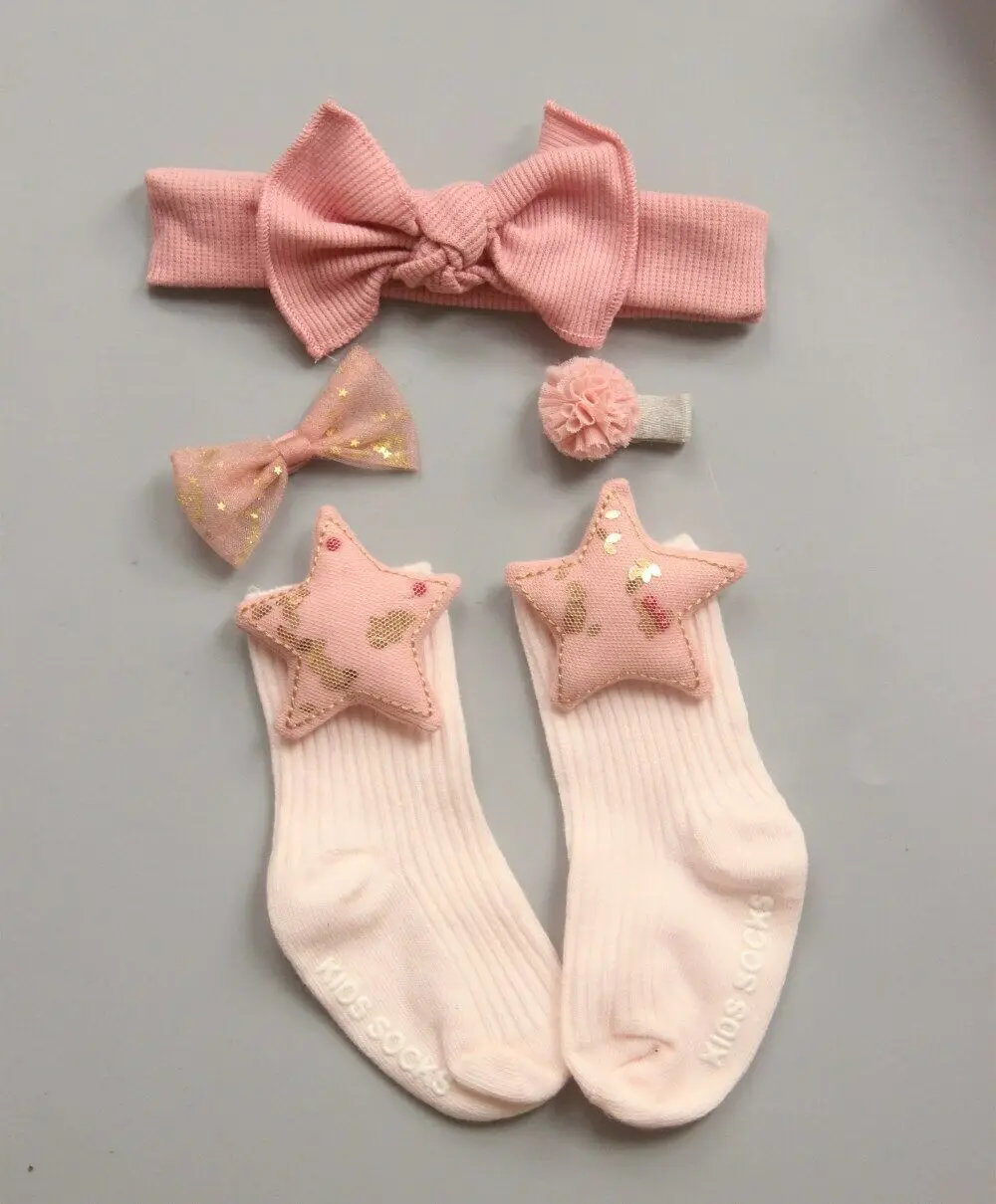4 шт./компл. милые носки для новорожденных девочек кружевные мягкие нескользящие носки принцессы с оборками и юбкой-пачкой на лодыжке обруч - Цвет: Зеленый