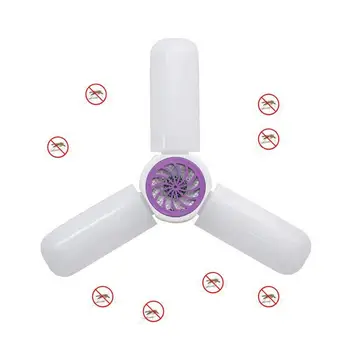 

New 40W 6500K LED Trefoil Folding Light Bulb for Illumination and Mosquito Killer High Brightness Trefoil Deformed Bulb