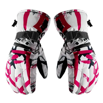 

Men Women Snow 3 Fingers TouchScreen Snowboard Riding Thermal Outdoor Soft Portable Protective Skiing Ski Gloves Winter Warm