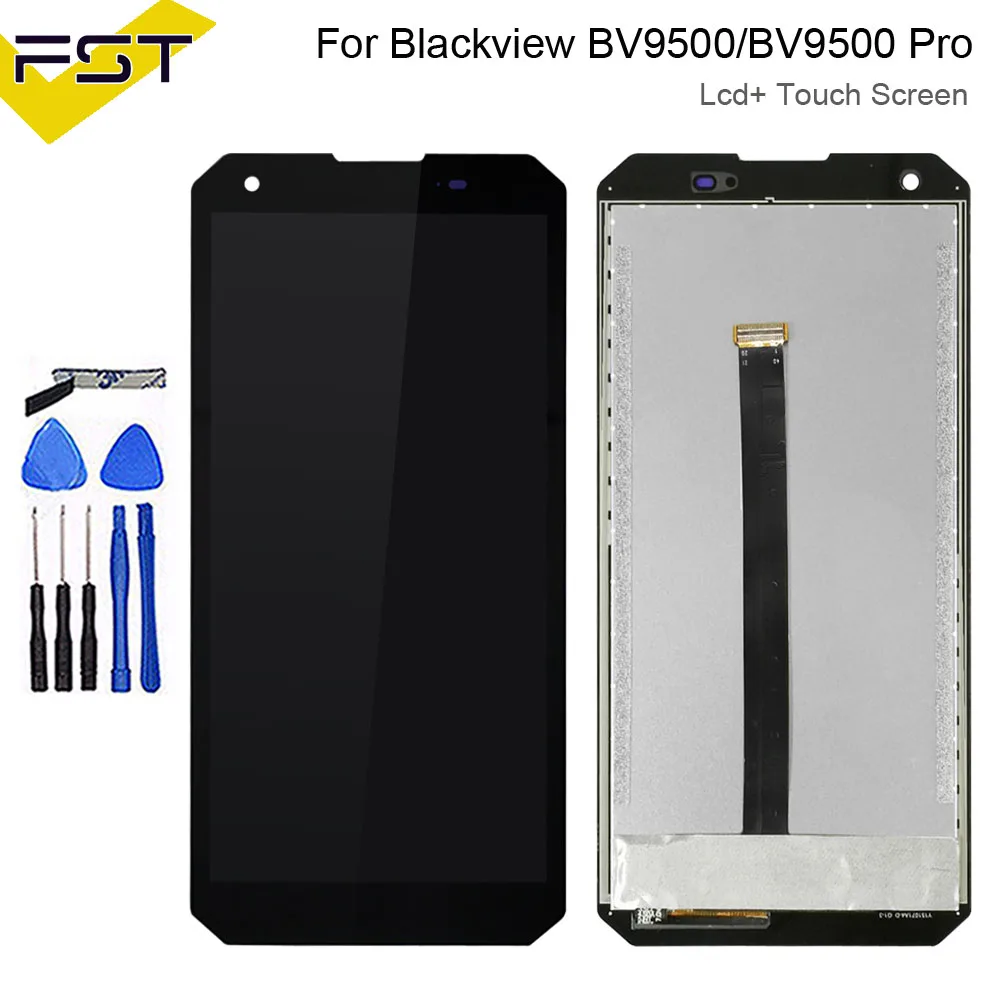 

5.7''For Blackview BV9500 / BV9500 Pro Lcd Display with Touch Screen Digitizer Assembly Replacement Parts+Tools 100% Tested Well