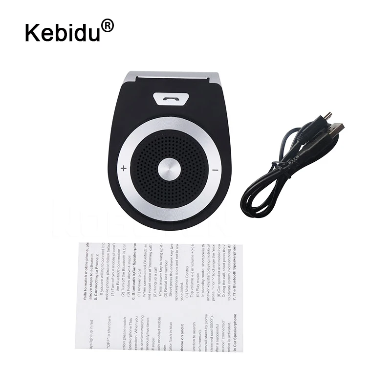 Стерео бас Bluetooth динамик для автомобиля комплект громкой связи смартфона 10 м 4 1 +