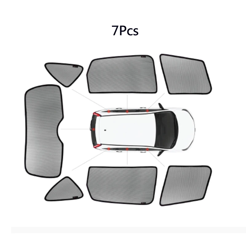 Автомобильный Шторы оконные шторы из сетчатой ткани тени слепой изготовленный на заказ для LEXUS NX300 NX201H NX200T NX300H IS250 IS200 IS300 IS300H - Цвет: whole set 7pcs