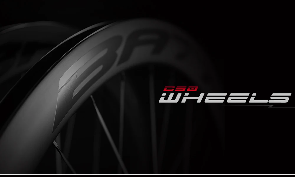 Cheap OG-EVKIN RW-002 Carbon Wheels Clincher 50mm Depth 25mm Outer Width V-Brake/Disc Brake Carbon Wheel For Road Bike 700c Wheelset 0