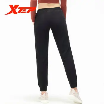 

Xtep new fashion women's solid color casual pants outdoor sports pants women's elastic waist 880128630211