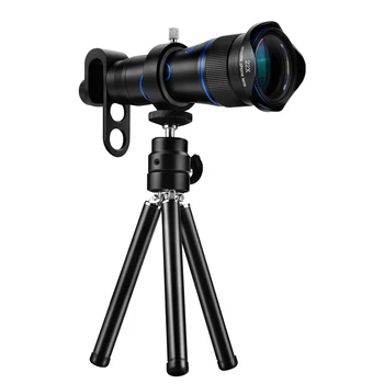 

22X Zoom Lens Phone Camera Lens HD Monocular Telescope Portable Stand Tripod Bird Watching Telescope for Smartphone