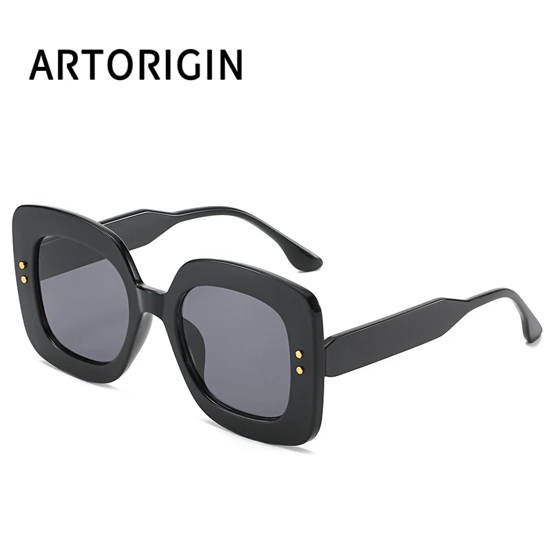 fashion oversized square sunglasses women luxury new sun glasses for women big black UV400 Shades