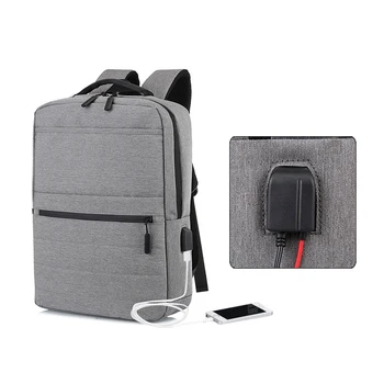 

2PCS / LOT Men's Backpack Fashion Laptop Bag USB Charging Outdoor Travel Bagpack Multifunction Backpack Mochila Femme