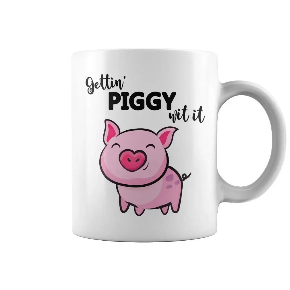 Gettin' Piggy Wit It Смешные Кружки 11 Oz кофейные кружки|Кружки| |