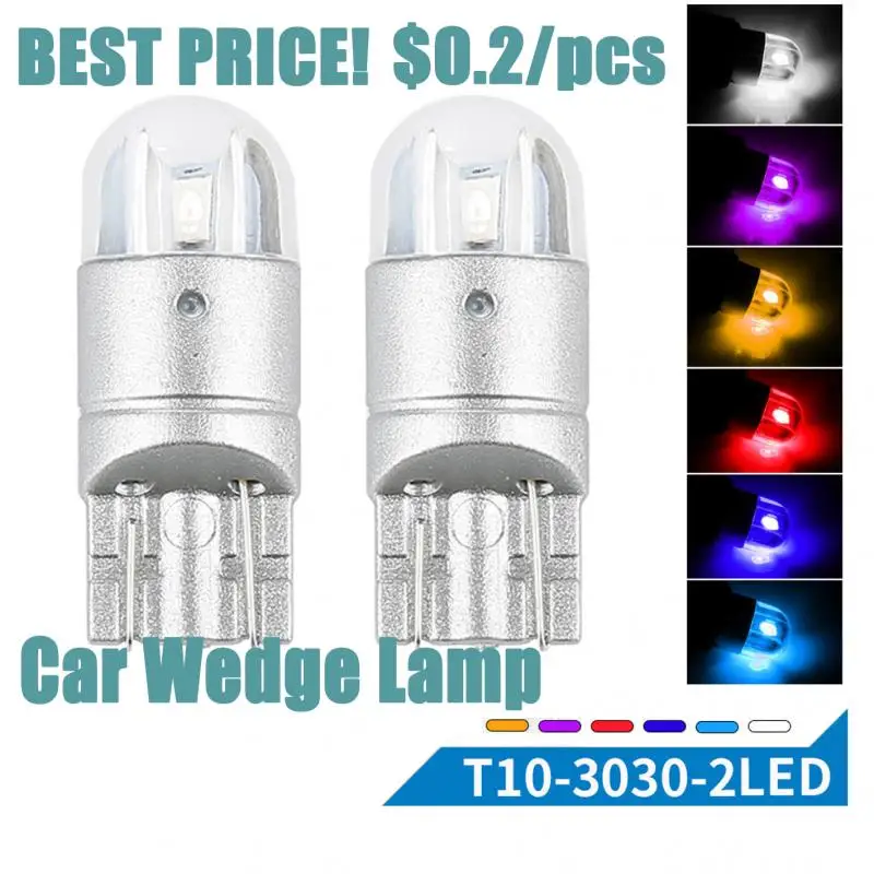 1 шт. автомобильная лампа для чтения светодиодный T10 w5w 194 168 12V Canbus парковочная авто