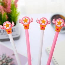 

36Pcs Creative Cute Pens Fairy Magic Wand Kawaii Stationery Gel Pen Funny Girl School Stuff Thing Rollerball Ballpoint Blue Ink