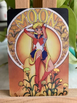 

5pcs/set Sailor Moon Classical World Famous Painting Series Sexy Beauty Hobby Collectibles Game Collection Anime Cards Sexy Girl