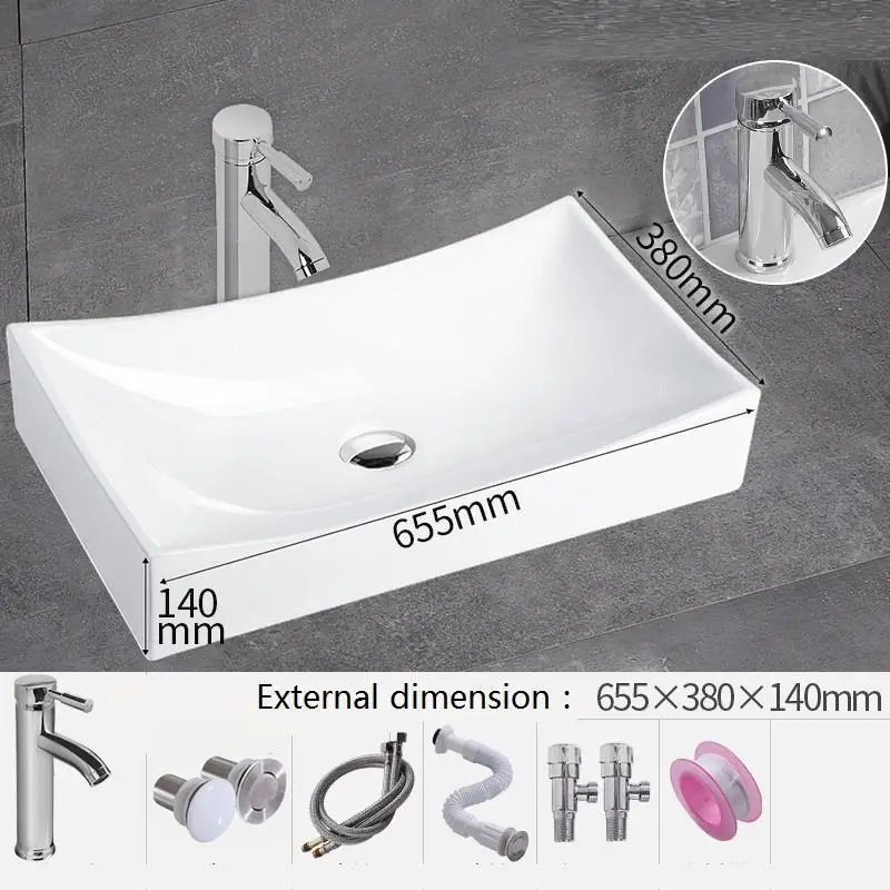 Number 7 Banyo чаша васка Bacia Lavagem Da Appoggio Mano Fregadero Bassin Salle De Bain ванная комната Lavabo Pia Banheiro раковина умывальник - Цвет: Number 7