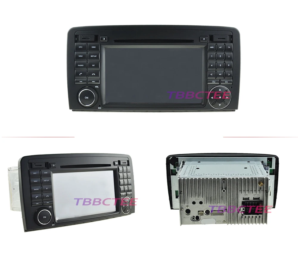 Perfect 2 Din Android radio bluetooth GPS Navigation wifi Stereo video For Mercedes Benz SLK Class R171 2004~2011 Car Multimedia Player 1