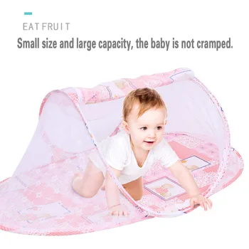 

Baby room Crib Netting Portable Foldable Baby Bed Mosquito Net Polyester Newborn Sleep Bed Travel Bed Netting mosquito net