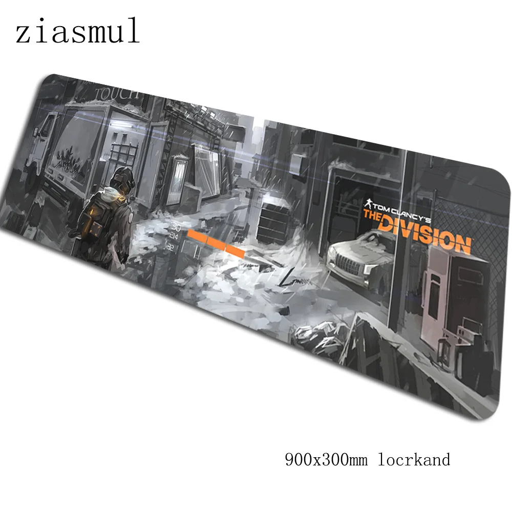 Коврик для мыши tom clancy's the division 90x30 см компьютерный коврик для мыши 3d padmouse Kawaii Коврик Для Мыши Эргономичный гаджет коврики для Кабинета - Цвет: Size 900x300x2mm