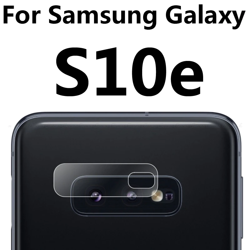 Защитная пленка для объектива камеры для iPhone 11 Pro XS Max XR X 8 7 Plus samsung Galaxy Note 10 5G 9 S10 S10e S9 из закаленного стекла - Цвет: For Samsung S10e
