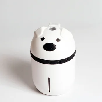 

USB 2019 Pig Mini Mist Air Humidifier with Colorful Lights 3 in 1 Ultrasonic Diffuser Essential Oil Mist Purifier for Car Home