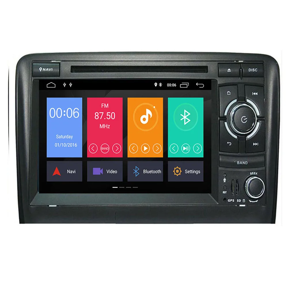 Flash Deal 2 din Head unit android 9 Car multmedia DVD player GPS navigation autoradio For Audi A3 S3 car PC Radio stereo Steering wheel BT 4