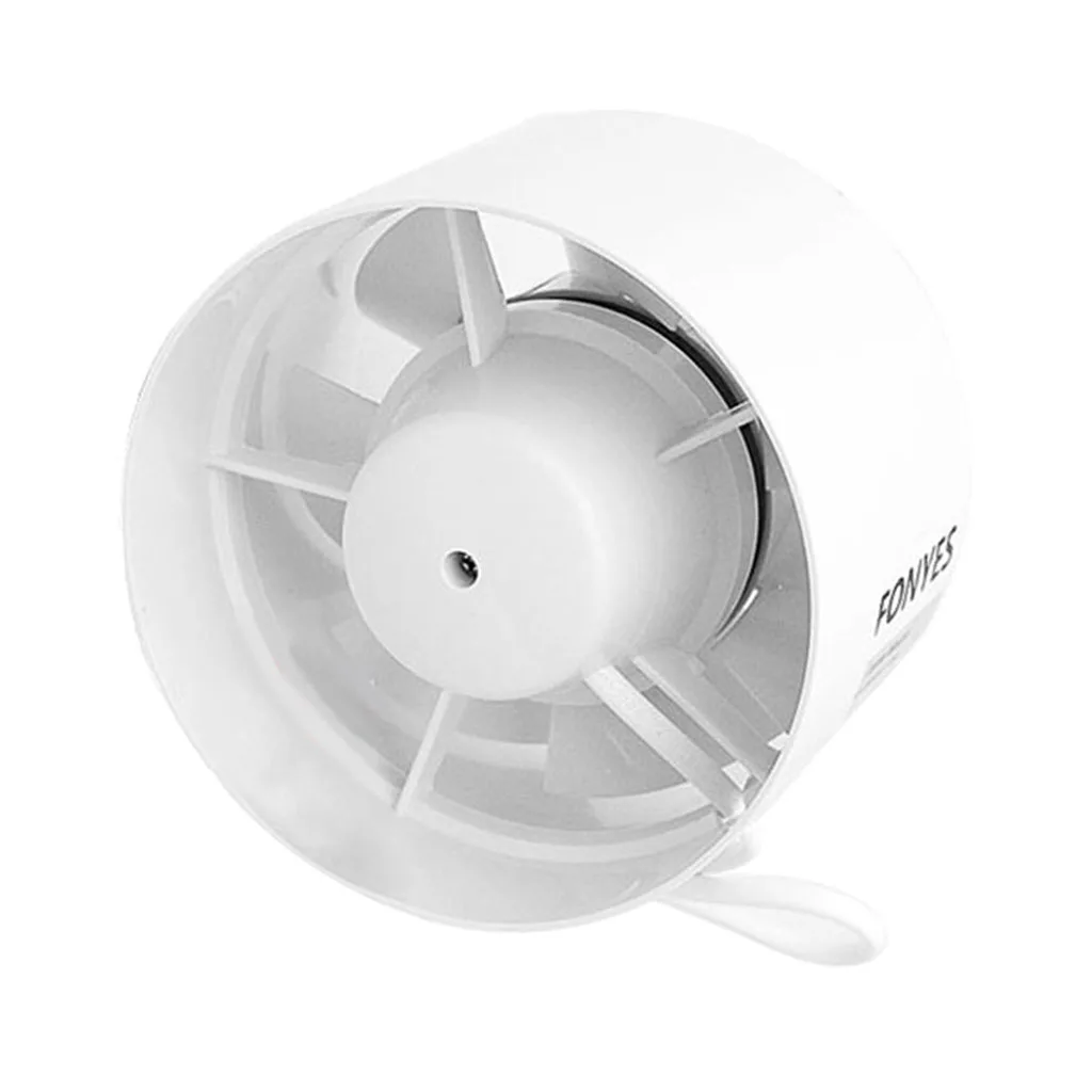 4 inch 100 CFM Inline Duct Booster Fan Exhaust Intake Ventilation for Boat Marine, Low Noise, White