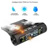 Dropshipping. Exclusivo. E-ACE K01 TPMS de Sensor de presión Tpms Solar sistema de alarma para coche sistema de supervisión de presión de neumáticos negro pantalla LED ► Foto 2/6