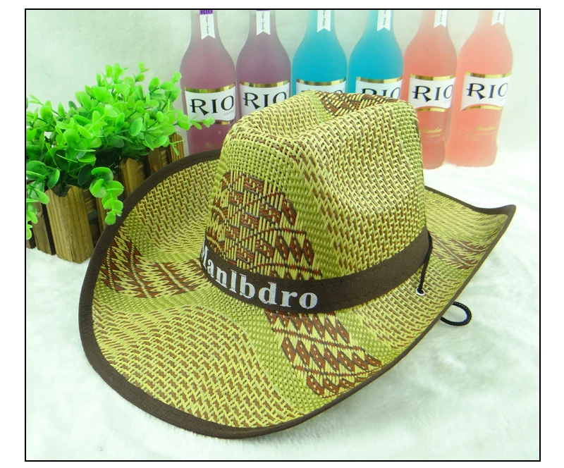 Мужская ковбойская шляпа, модная ковбойская большая соломенная шляпа, одноцветная туристическая Кепка, уличная Кепка с широкими полями, джазовая Кепка s, джентльмен, керлинг кепки с козырьком от солнца